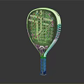 Professional Grade Padel Racket With Modern Stylish Design And Comfortable Grip 3d model