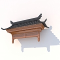 Eaves Ancient Building Eaves New Chinese Style Eaves Building Ancient Building Eaves Building New Chinese Style Eaves Building 3d model