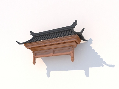 Eaves Ancient Building Eaves New Chinese Style Eaves Building Ancient Building Eaves Building New Chinese Style Eaves Building 3d model