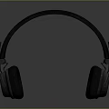 Modern Black Computer Headphones With Sleek Minimalist Design And Comfortable Fit