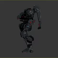 Mech Warrior Mech Soldier Machine Battlearm Mechanical Battlearm Machine Fighter Robot 3d model