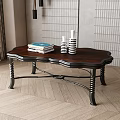 European-style coffee table 3d model