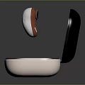 Stylish White Wireless Earbuds With Open Pastel Pink Charging Case And Ergonomic Design