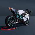 Motorcycle Highway Racing RC390 3d model
