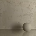 Textured Wall Surface With Spherical Decorative Component And Artistic Design