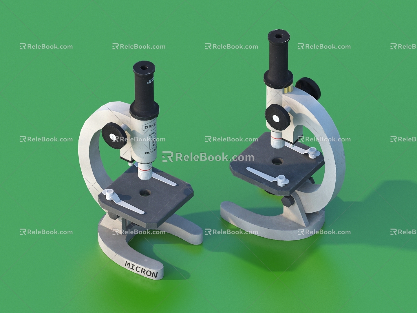 Microscope equipment Experimental equipment 3d model