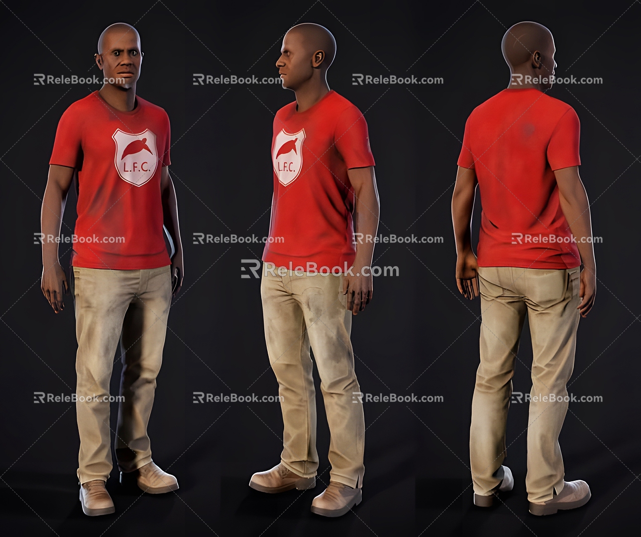 The Modern African Man 3d model