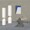 Modern floor lamp 3d model