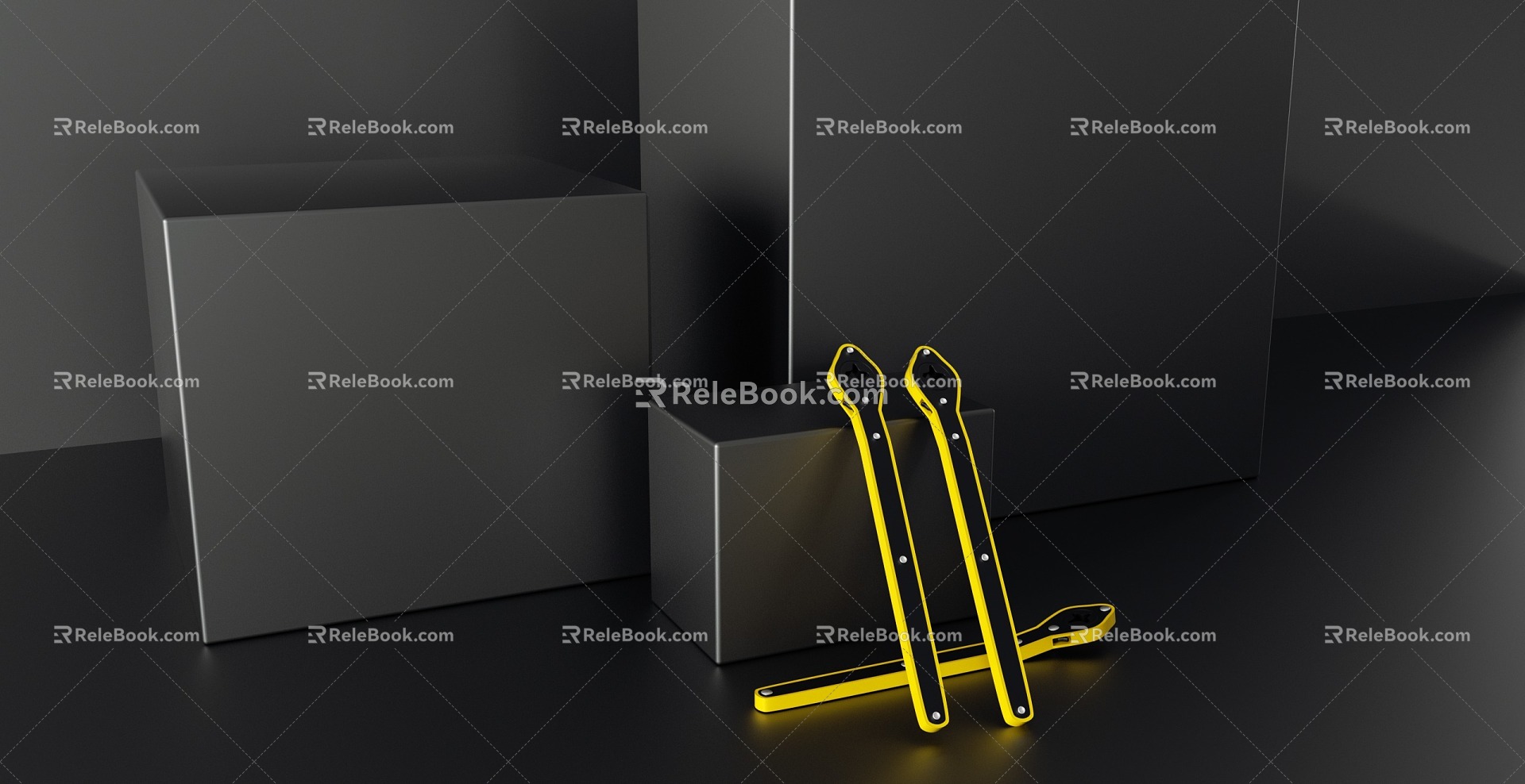 Wrench Cross Wrench 3d model