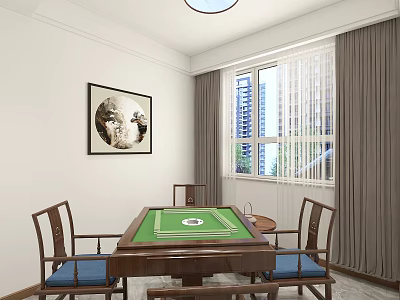 Mahjong Room 3d model