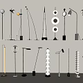 Modern floor lamp 3d model