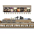 Modern Buffet Workbench 3d model