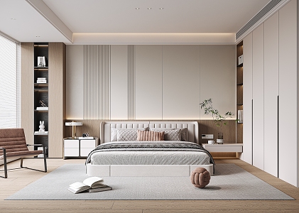 Modern Bedroom 3d model