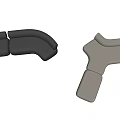 Minotti milo ti shaped sofa 3d model