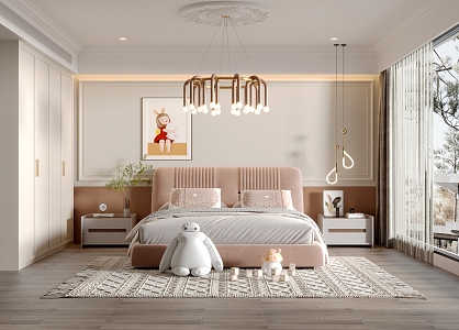 French Children's Room 3d model