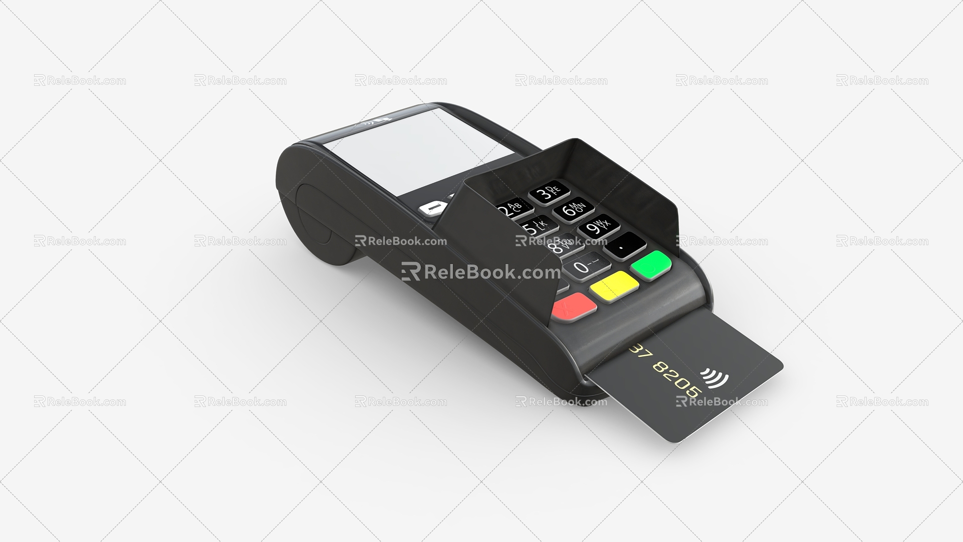 POS machine card swiping machine 3d model