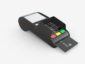 POS machine card swiping machine 3d model