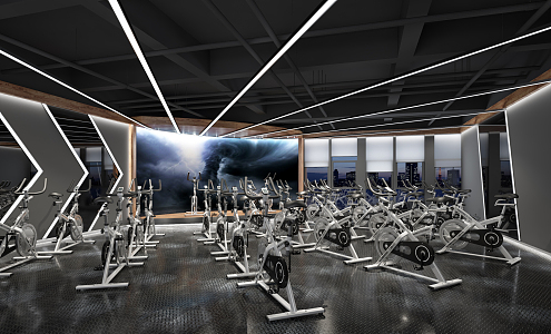 Modern Gym 3d model