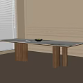 Modern Dining Table Desk Tea Table 3d model