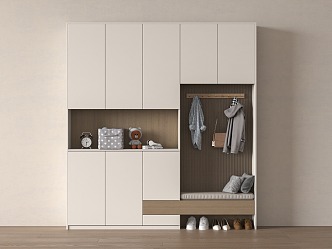 Modern shoe cabinet 3d model