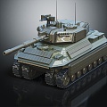 Future Tank Modern Tank Sci-Fi Tank 3d model