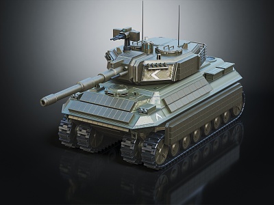 Future Tank Modern Tank Sci-Fi Tank 3d model