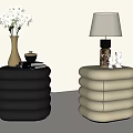 Alien bedside table lamp 3d model