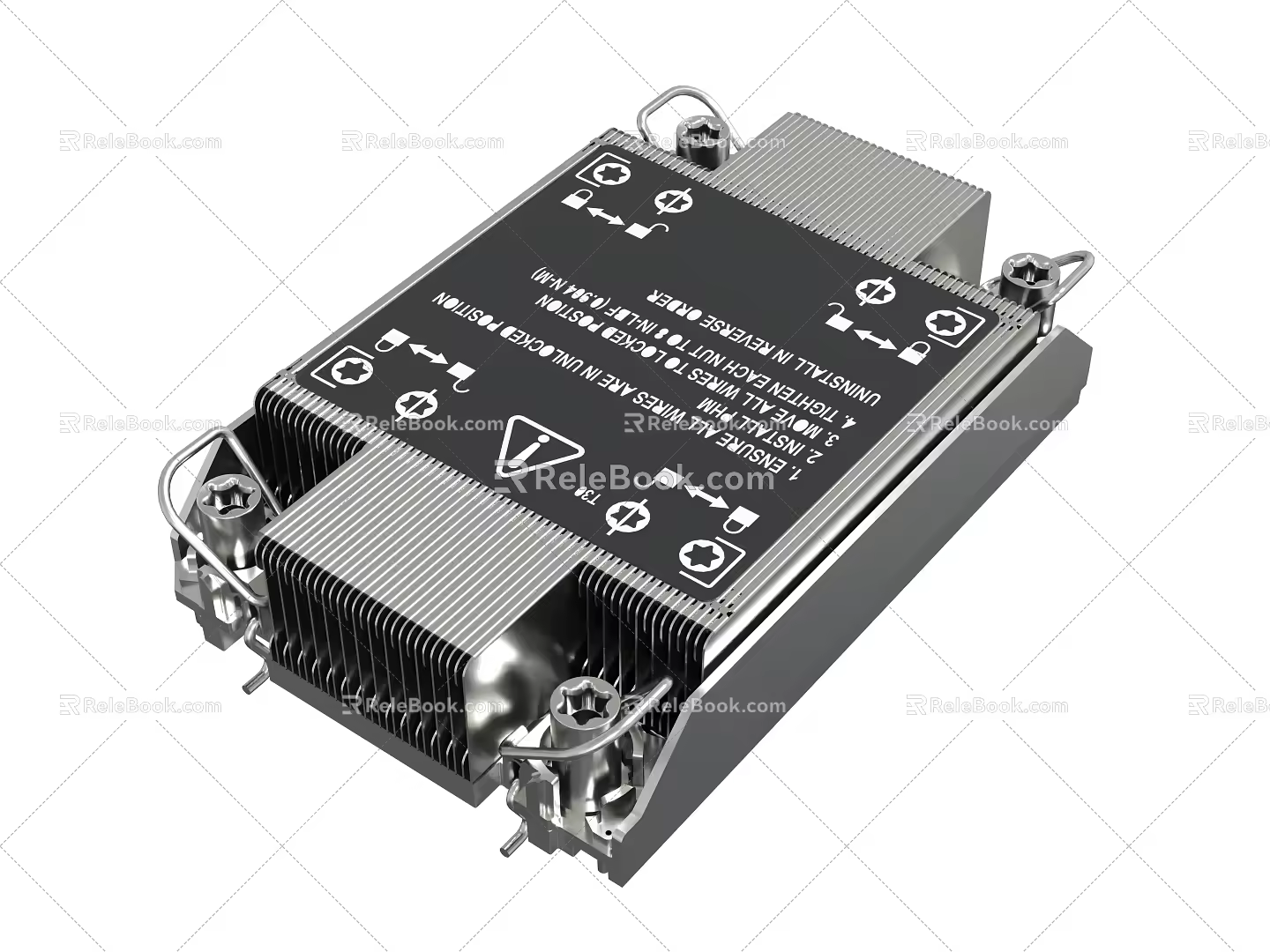 Server Passive Heatsink 1U 3d model