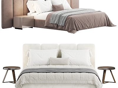 Modern Double Bed model