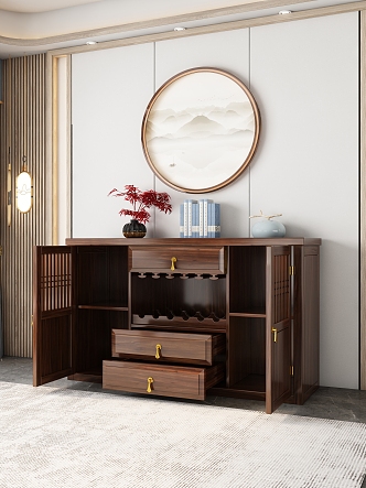 New Chinese Sideboard 3d model