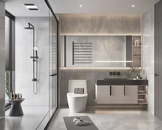 Modern toilet 3d model