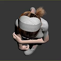 Professional Cartoon Nurse Character In White Uniform With Nurse Cap Standing Pose
