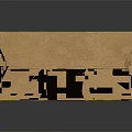 Isolated Brown Kraft Paper Bag With Simple Design On Dark Background