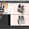 Industrial Machinery With Control Panel Movable Wheels And 870mm 550mm 500mm Dimensions