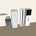 Minotti Modern White Home Appliances With Various Vertical Designs For Daily Use