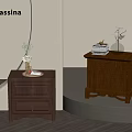 Modern Wooden Entryway Cabinet And Side Cabinet With Drawer Design Vase Books Small Plant