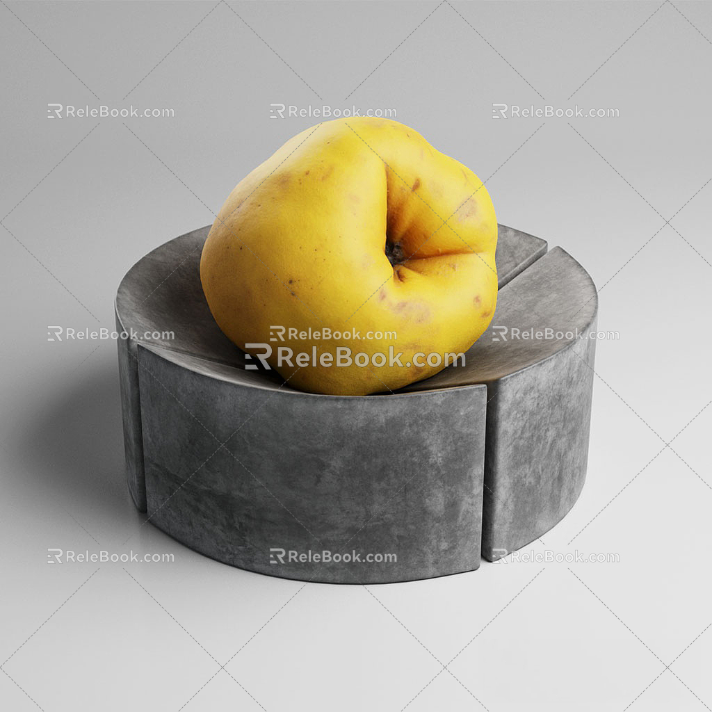 Modern fruit fruit ornaments 3d model