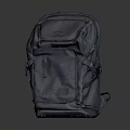 Durable Dark Blue Backpack With Multiple Pockets And Adjustable Straps For Daily Use 3d model