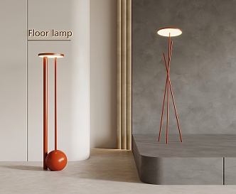 Floor lamp 3d model