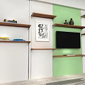Modern bracket shelf bracket 3d model