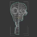 Mechanical Half Skull Sculpture With Detailed Artistic Design And Craftsmanship