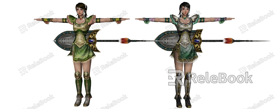 Modern Game Character Three Kingdoms Unparalleled Character Woman model