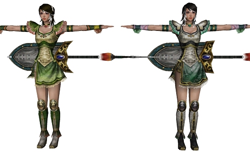 Modern Game Character Three Kingdoms Unparalleled Character Woman 3d model