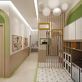 Guangyi Youxue School Daycare Center With Wooden Structure Green Yellow Decor And Classrooms