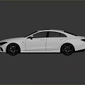 Sleek Modern Silver Sedan With Black Roof And Stylish Black Wheels