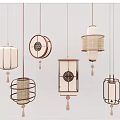 New Chinese Chandelier 3d model