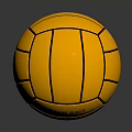 Yellow MIKASA Water Polo Game Ball For Sports And Recreational Use