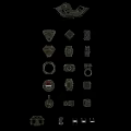 Various Mechanical Parts with Industrial Design and Durable Metal Construction for Machinery Equipment