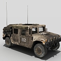 armored vehicle, step fighting vehicle, military bulletproof vehicle, armed vehicle, off-road vehicle 3d model