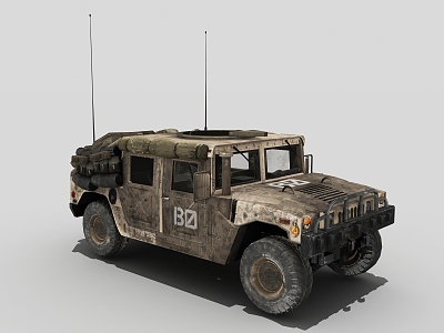 armored vehicle, step fighting vehicle, military bulletproof vehicle, armed vehicle, off-road vehicle 3d model